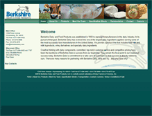 Tablet Screenshot of berkshiredairy.com